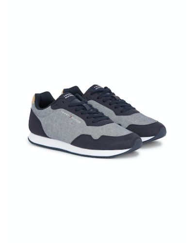 Chambray Panel Runner Trainers