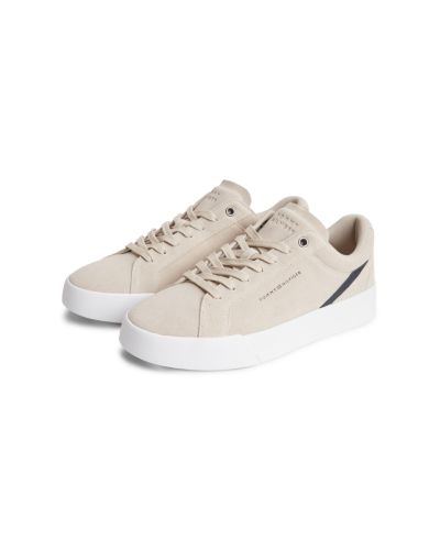 Suede Court Trainers