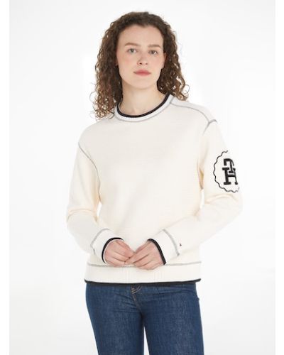 TH Monogram Textured Regular Fit Sweatshirt