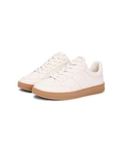 TH Monogram Leather Court Trainers