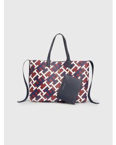 Th Monogram Iconic All-Over Print Tote Bag
