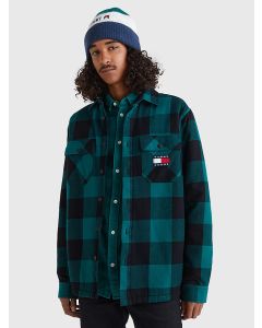 Organic Cotton Sherpa Flannel Overshirt 