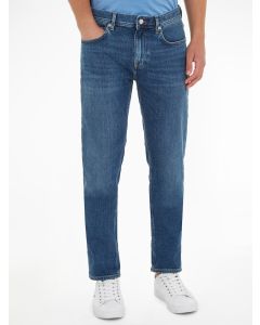 Straight Denton Faded Jeans