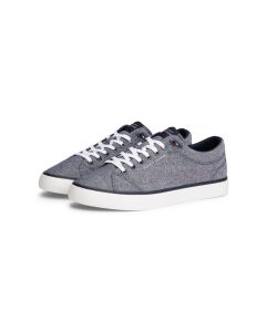 Linen Chambray Jacquard Trainers