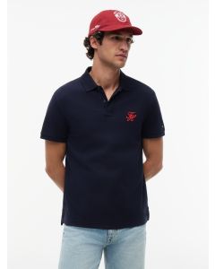 Regular Fit Logo Pique Polo Shirt