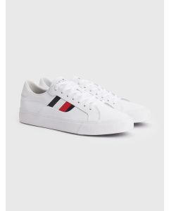Core Stripes Signature Detail Leather Trainers