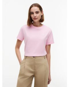 Logo Embroidery Crew Neck T-Shirt