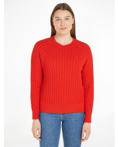Cable Knit Relaxed Jumper 